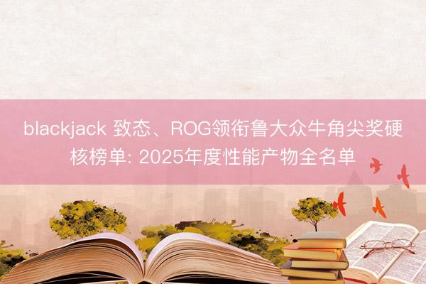 blackjack 致态、ROG领衔鲁大众牛角尖奖硬核榜单: 2025年度性能产物全名单