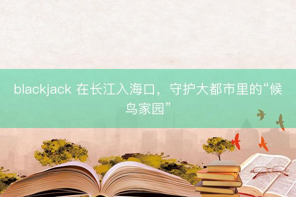 blackjack 在长江入海口，守护大都市里的“候鸟家园”