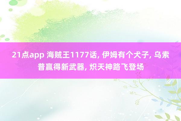 21点app 海贼王1177话， 伊姆有个犬子， 乌索普赢得新武器， 炽天神路飞登场