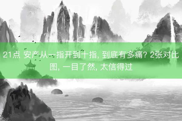 21点 安产从一指开到十指， 到底有多痛? 2张对比图， 一目了然， 太信得过