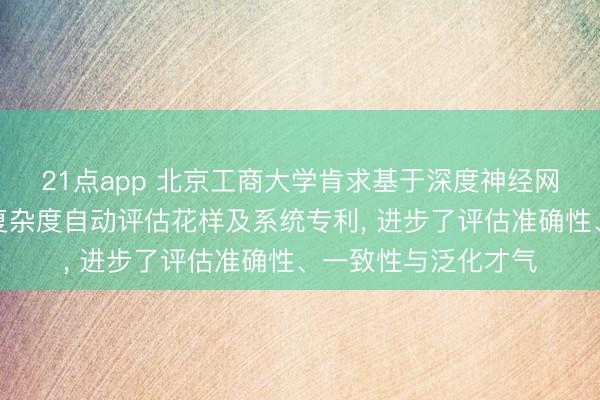 21点app 北京工商大学肯求基于深度神经网罗的网页界面视觉复杂度自动评估花样及系统专利， 进步了评估准确性、一致性与泛化才气