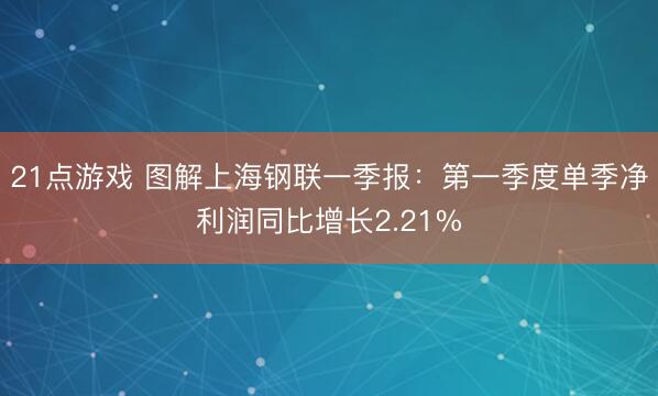 21点游戏 图解上海钢联一季报：第一季度单季净利润同比增长2.21%